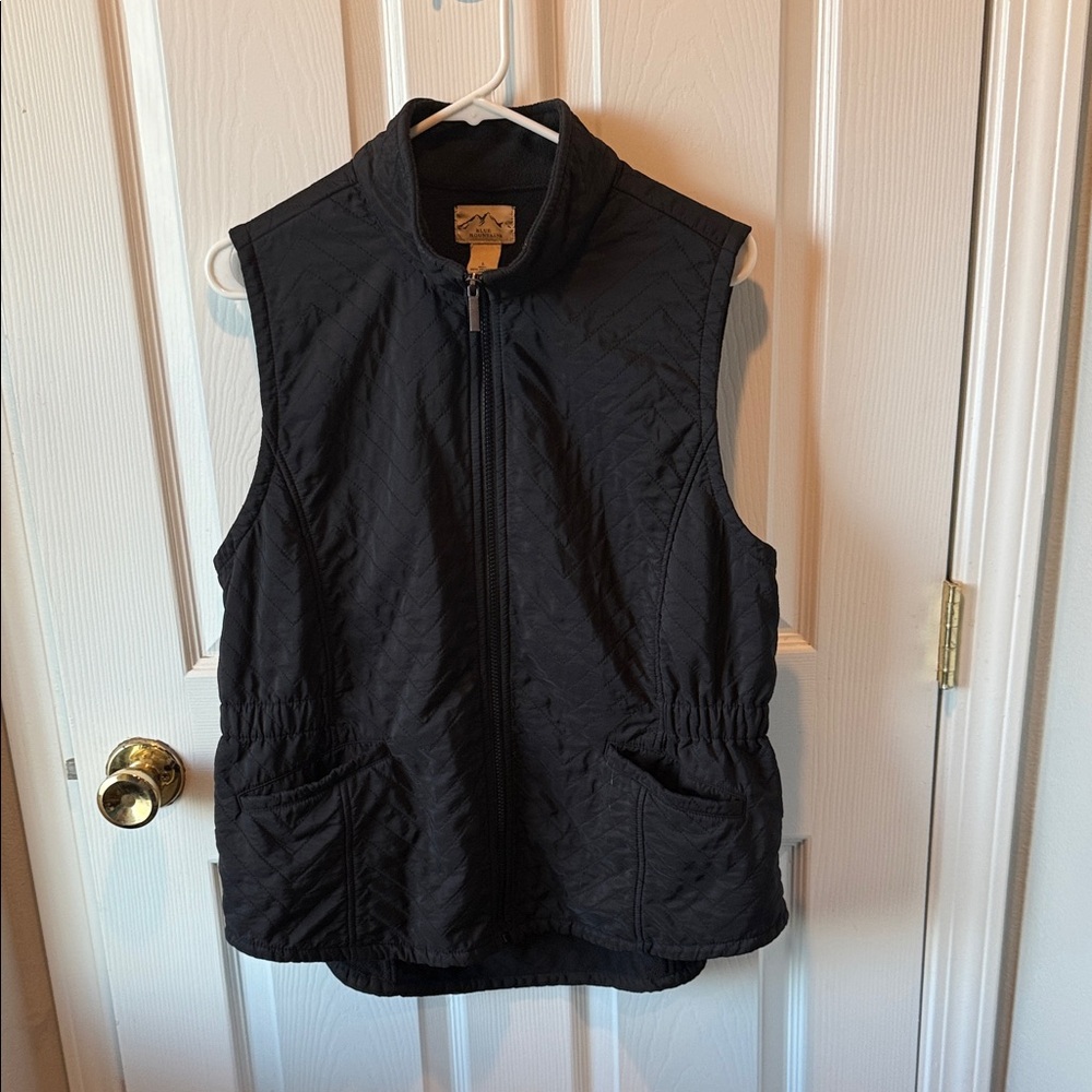 Black Quilted Women's Vest
